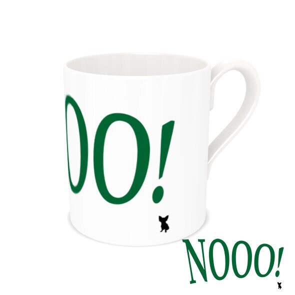 Express Yourself with Our Modern Exclamation Novelty China Mugs! Nooo! A smile with every sip! Modern, stylish kitchenware.