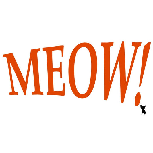 Express Yourself with Our Modern Exclamation Novelty China Mugs! Meow! A smile with every sip! Modern, unusual, kitchenware.