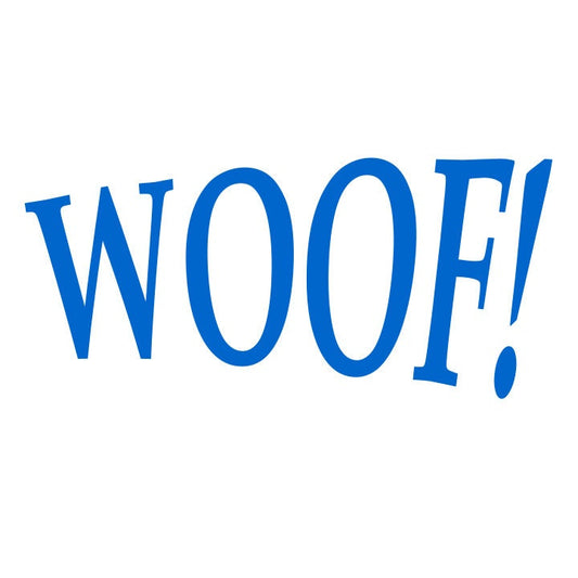 Express Yourself with Our Modern Exclamation Novelty China Mugs! Woof! A smile with every sip! Gift idea for all dog lovers.